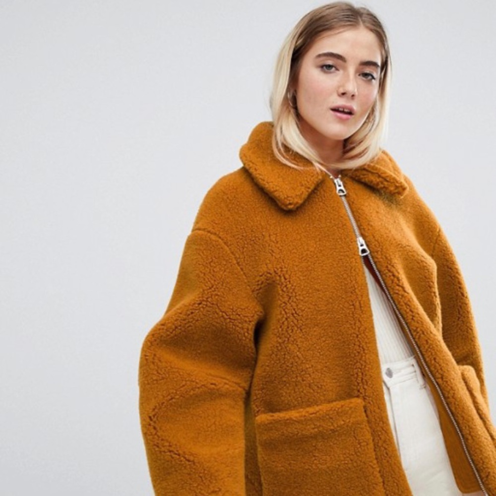 NWT Weekday ASOS teddy coat, so warm & comfortable